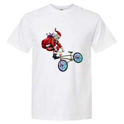 BMX Santa Garment-Dyed Heavyweight T-Shirt