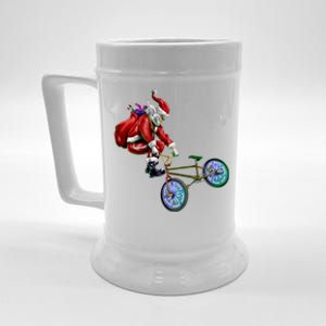 BMX Santa Beer Stein