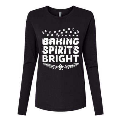 Baking Spirits Bright Womens Cotton Relaxed Long Sleeve T-Shirt