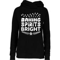 Baking Spirits Bright Womens Funnel Neck Pullover Hood