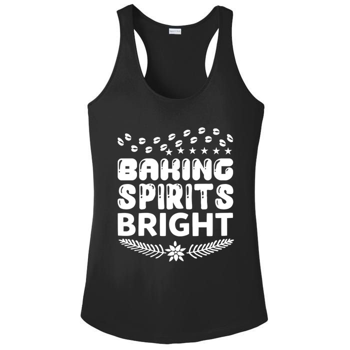 Baking Spirits Bright Ladies PosiCharge Competitor Racerback Tank