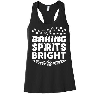 Baking Spirits Bright Women's Racerback Tank