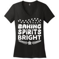 Baking Spirits Bright Women's V-Neck T-Shirt