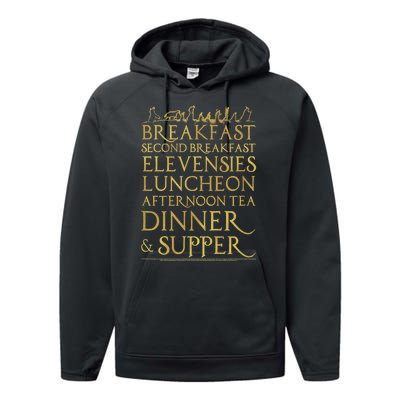 Breakfast Second Breakfast More Performance Fleece Hoodie