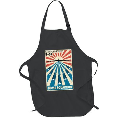 B52 Stratofortress Bomber Vintage Bomb Squadron Poster Apron
