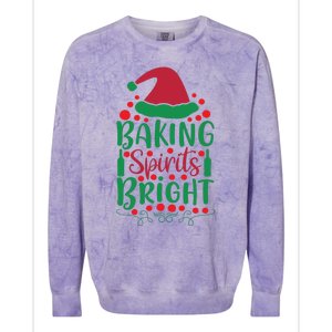 Baking Spirits Bright Colorblast Crewneck Sweatshirt