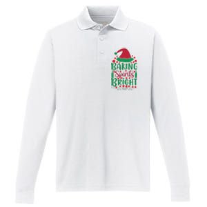 Baking Spirits Bright Performance Long Sleeve Polo