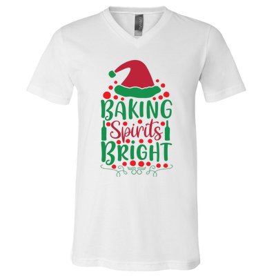 Baking Spirits Bright V-Neck T-Shirt