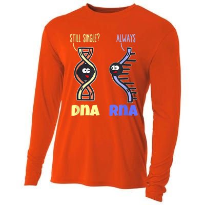 Biology Science Biologist Scientist Funny DNA RNA Cooling Performance Long Sleeve Crew