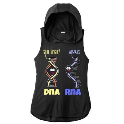 Biology Science Biologist Scientist Funny DNA RNA Ladies PosiCharge Tri-Blend Wicking Draft Hoodie Tank