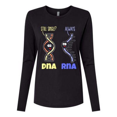 Biology Science Biologist Scientist Funny DNA RNA Womens Cotton Relaxed Long Sleeve T-Shirt