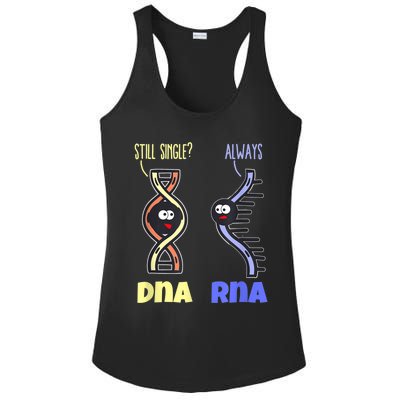 Biology Science Biologist Scientist Funny DNA RNA Ladies PosiCharge Competitor Racerback Tank