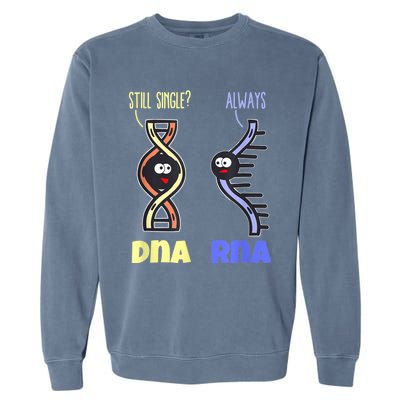 Biology Science Biologist Scientist Funny DNA RNA Garment-Dyed Sweatshirt