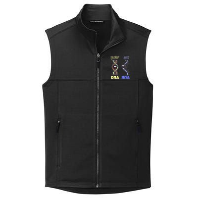 Biology Science Biologist Scientist Funny DNA RNA Collective Smooth Fleece Vest