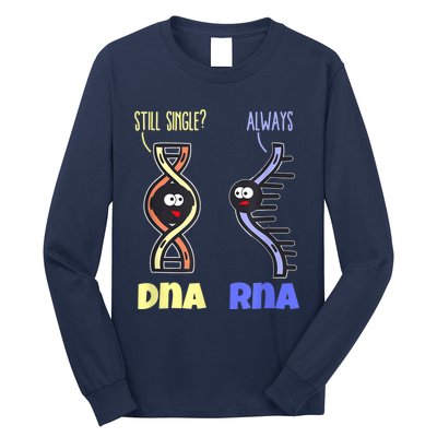 Biology Science Biologist Scientist Funny DNA RNA Long Sleeve Shirt