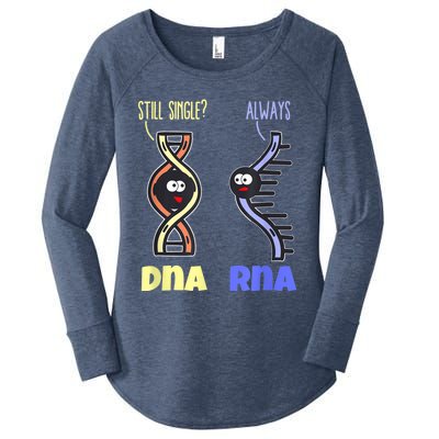 Biology Science Biologist Scientist Funny DNA RNA Women's Perfect Tri Tunic Long Sleeve Shirt