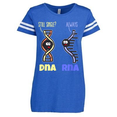 Biology Science Biologist Scientist Funny DNA RNA Enza Ladies Jersey Football T-Shirt