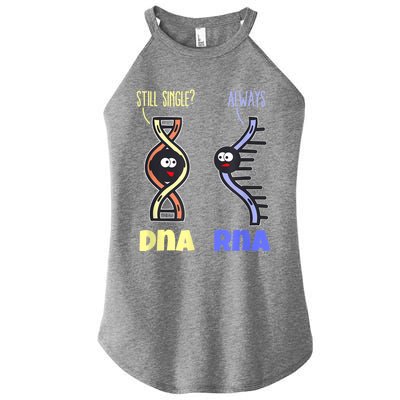 Biology Science Biologist Scientist Funny DNA RNA Women's Perfect Tri Rocker Tank