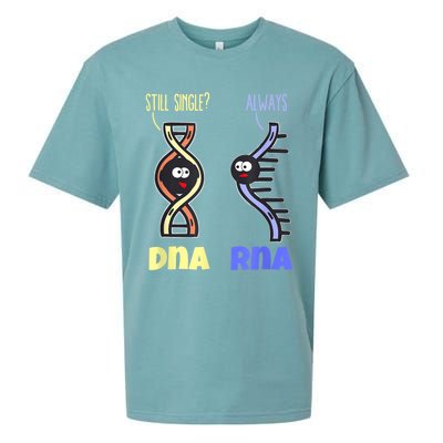 Biology Science Biologist Scientist Funny DNA RNA Sueded Cloud Jersey T-Shirt