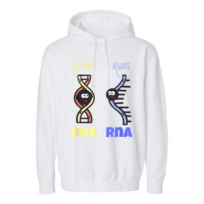 Biology Science Biologist Scientist Funny DNA RNA Garment-Dyed Fleece Hoodie