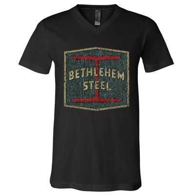 Bethlehem Steel Buffalo 1962 V-Neck T-Shirt