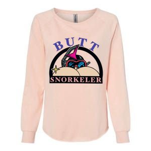 Butt Snorkeler Womens California Wash Sweatshirt