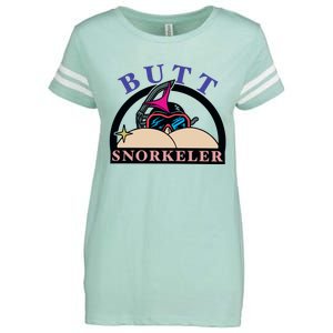 Butt Snorkeler Enza Ladies Jersey Football T-Shirt