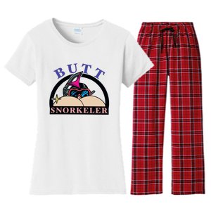 Butt Snorkeler Women's Flannel Pajama Set