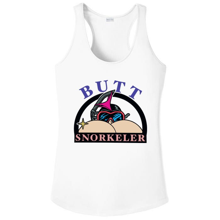 Butt Snorkeler Ladies PosiCharge Competitor Racerback Tank