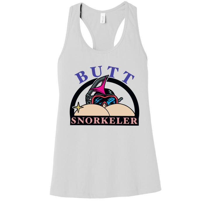 Butt Snorkeler Women's Racerback Tank