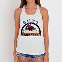 Butt Snorkeler Women's Knotted Racerback Tank