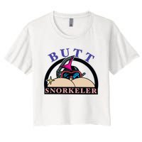 Butt Snorkeler Women's Crop Top Tee