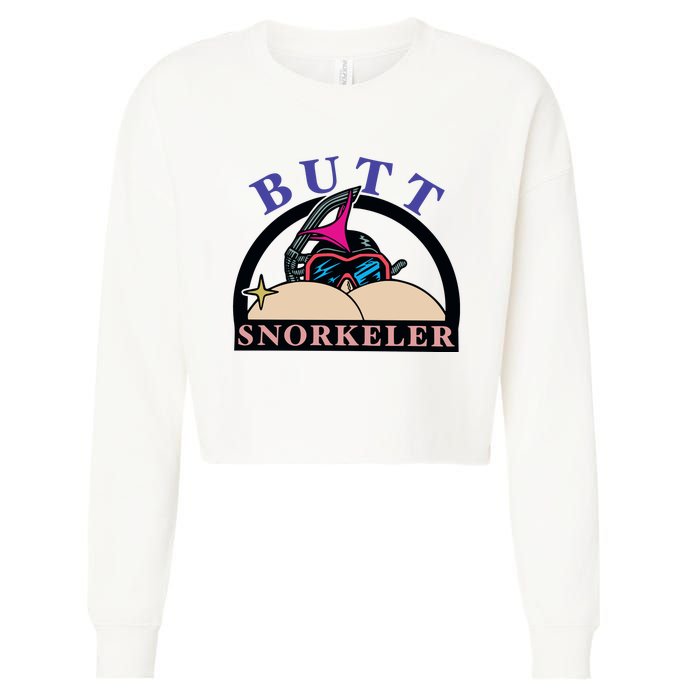 Butt Snorkeler Cropped Pullover Crew