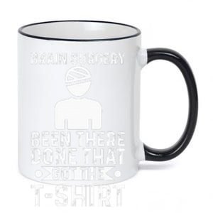 Brain Surgery Been There Done That Funny Recovery Survivor 11oz Black Color Changing Mug