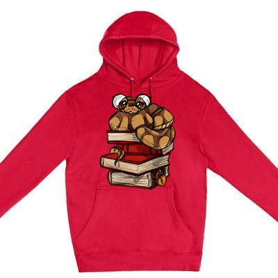 Book Snake Premium Pullover Hoodie