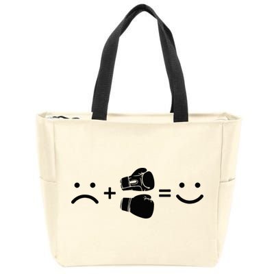 Boxing Sport Boxer Gloves Coach Zip Tote Bag