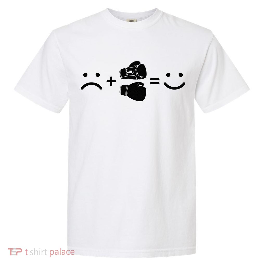 Boxing Sport Boxer Gloves Coach Garment-Dyed Heavyweight T-Shirt