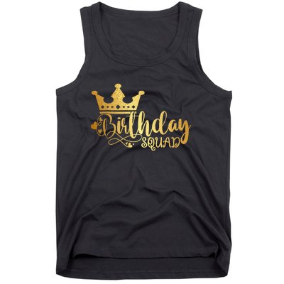 Birthday Squad Birthday Party Funny Gift Tank Top