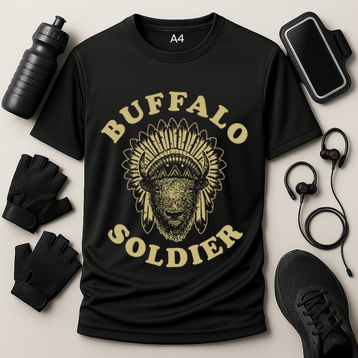 Buffalo Soldier Cooling Performance Crew T-Shirt