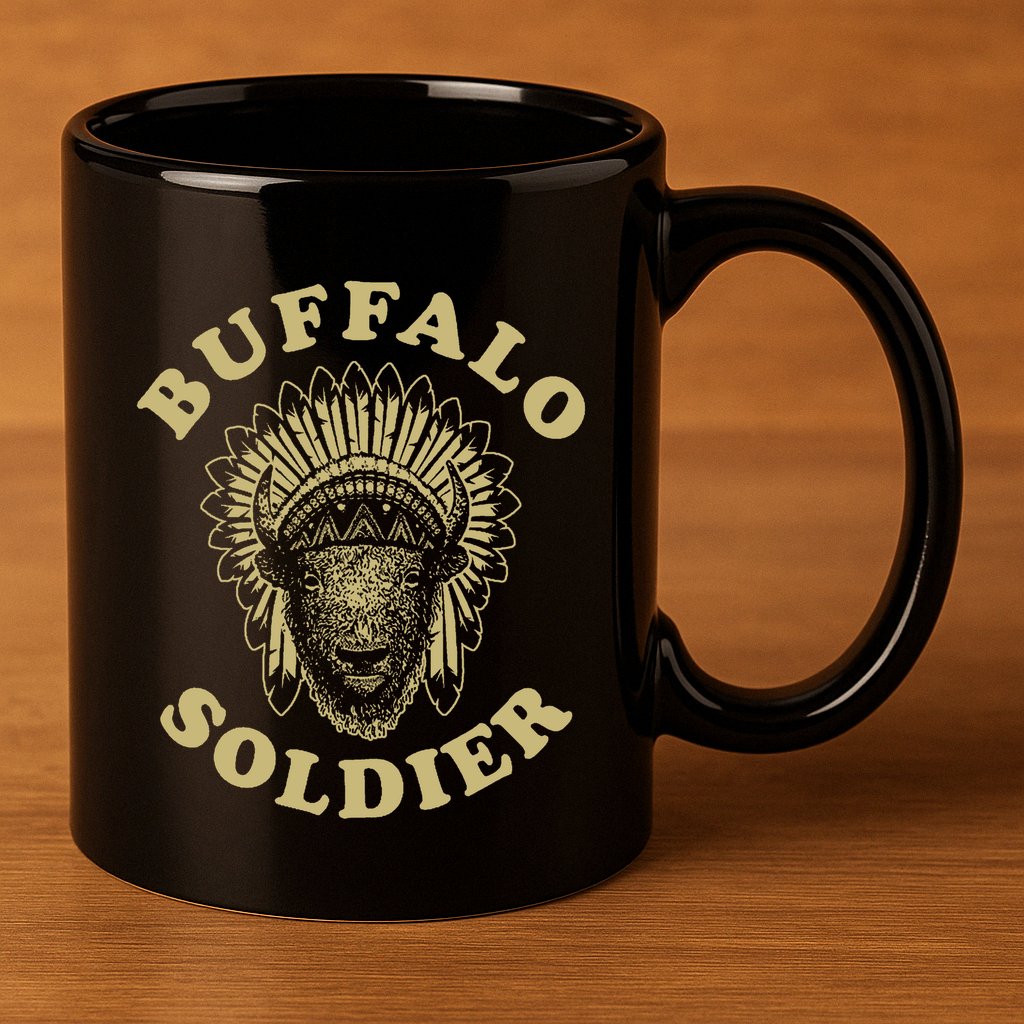 Buffalo Soldier 11oz C Handle Ceramic Mug