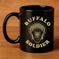 Buffalo Soldier 11oz C Handle Ceramic Mug