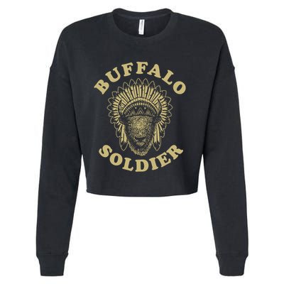 Buffalo Soldier Cropped Pullover Crew