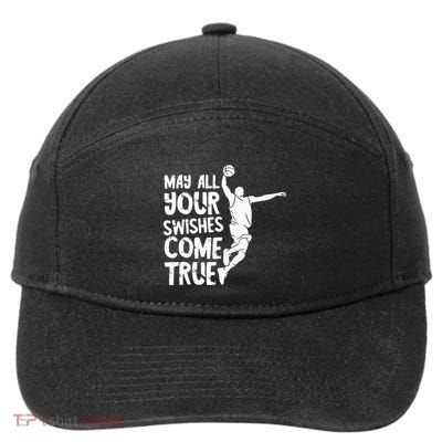 Basketball Swishes Basketball Player Basketballer Team 7-Panel Snapback Hat