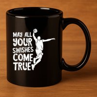 Basketball Swishes Basketball Player Basketballer Team 11oz C Handle Ceramic Mug