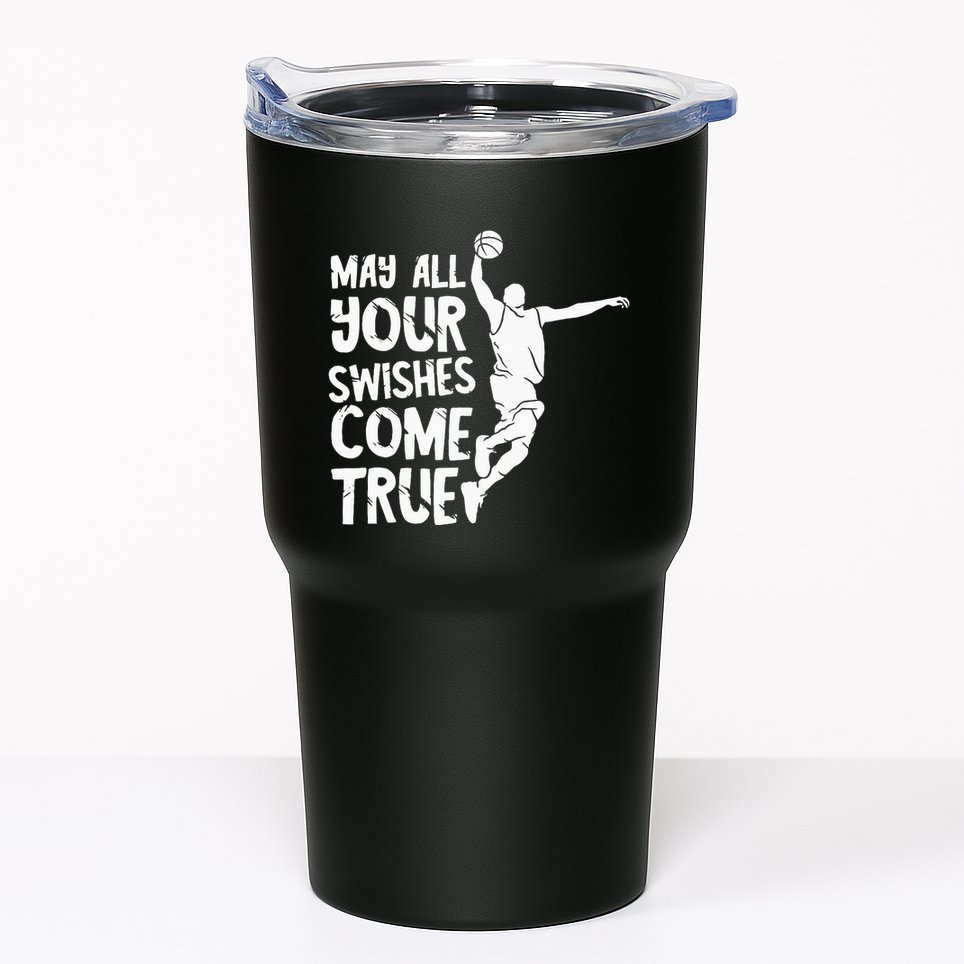 Basketball Swishes Basketball Player Basketballer Team Tumbler