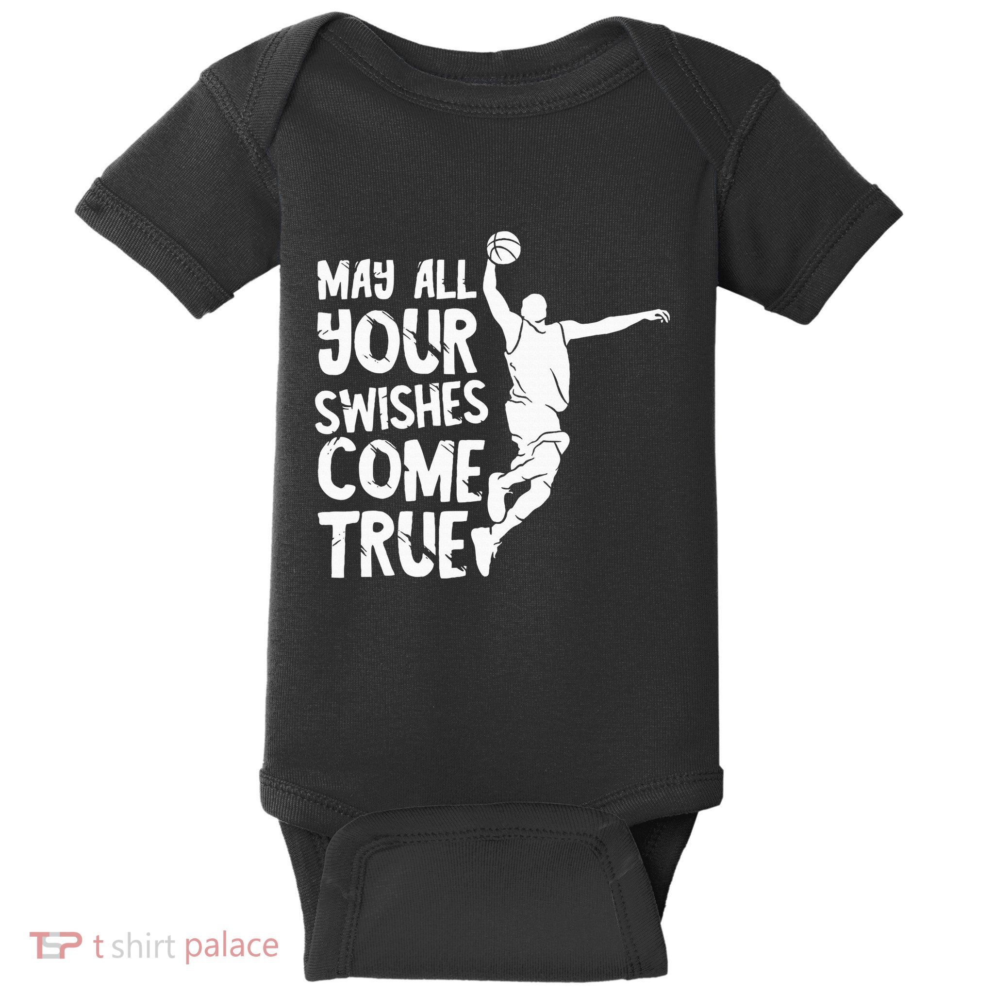 Basketball Swishes Basketball Player Basketballer Team Baby Bodysuit