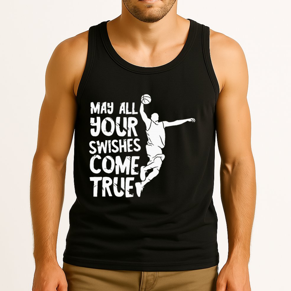 Basketball Swishes Basketball Player Basketballer Team Tank Top