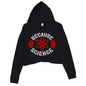 Because Science Crop Fleece Hoodie