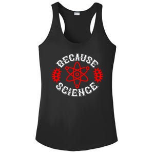 Because Science Ladies PosiCharge Competitor Racerback Tank