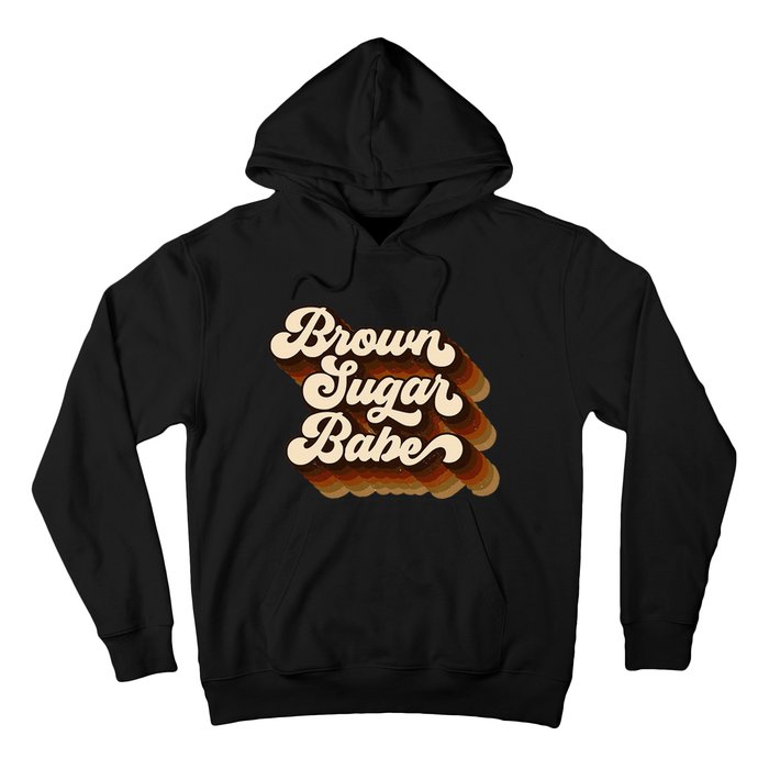 Brown Sugar Babe Afro Queen Black Pride Melanin Hoodie